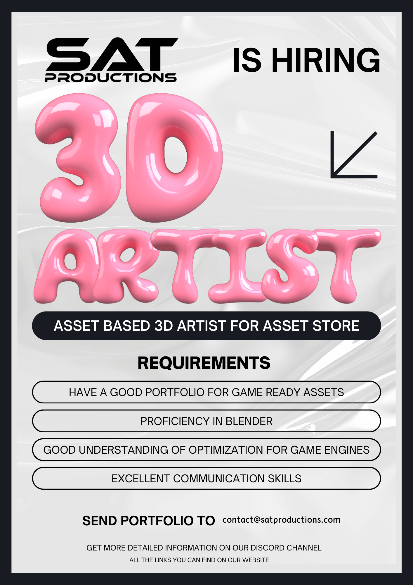 sat productions job